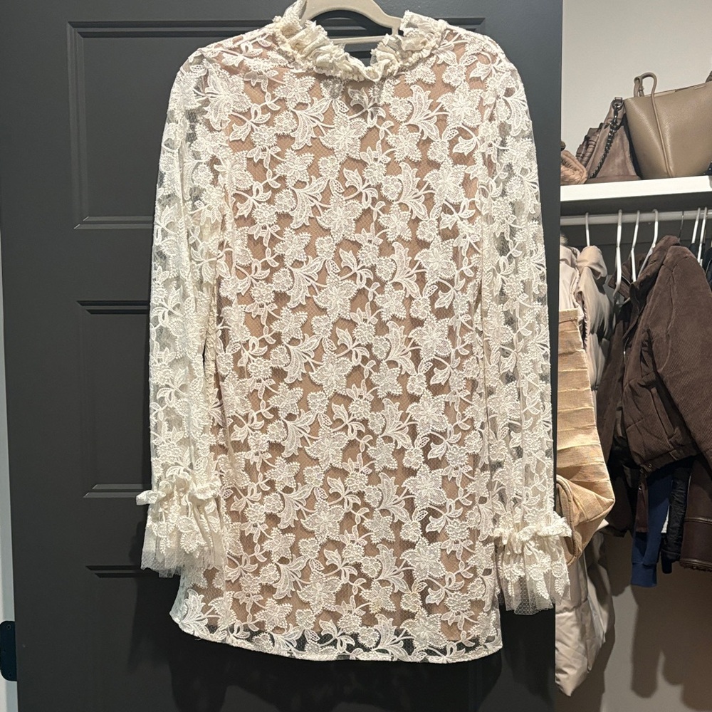 Elegant Lace Floral Women Top
